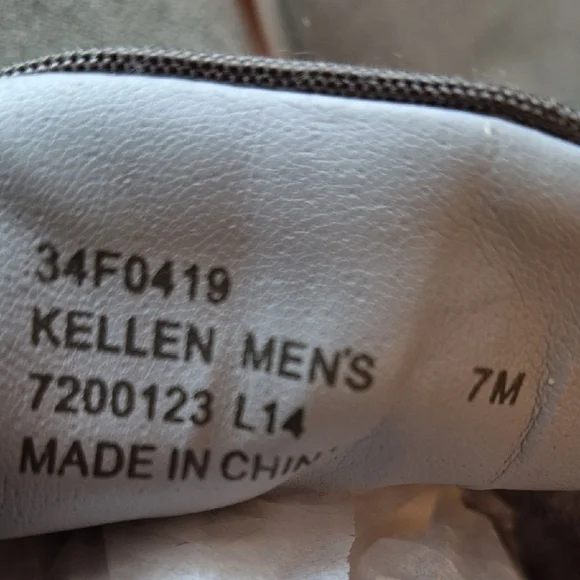 Calvin Klein Men's Suede Lace Up Oxford Shoes in Light Gray Size 7M - Picture 5 of 8